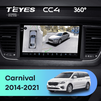 Штатная магнитола Teyes CC4 360 6/64 Kia Carnival YP (2014-2021) F1 Тип-A