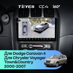 Штатная магнитола Teyes CC4 360 6/64 Chrysler Voyager (2000-2007) Тип-B