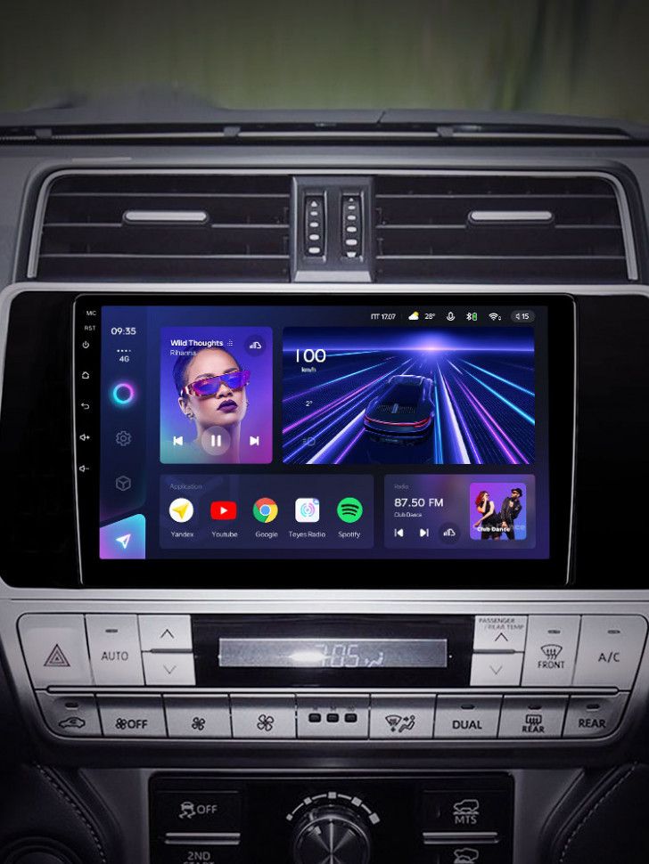 Штатная магнитола Teyes CC3 4/64 Toyota Land Cruiser Prado 150 (2017-2021)