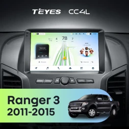 Штатная магнитола Teyes CC4L 6/64 с DTS Ford Ranger 3 (2011-2015) F1