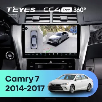 Штатная магнитола Teyes CC4 Pro 360 12/256 Toyota Camry 7 XV 50 55 (2014-2017) F4