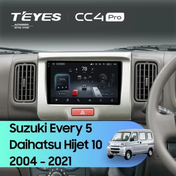 Штатная магнитола Teyes CC4 Pro 8/128 Suzuki Every 5 (2005-2015)