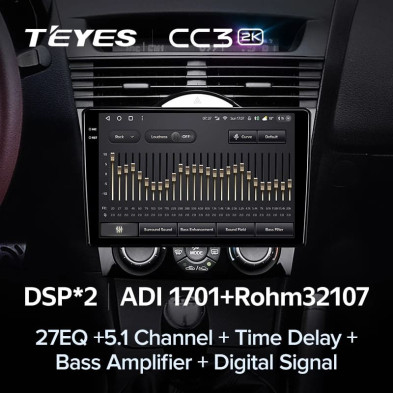 Штатная магнитола Teyes CC3 2K 6/128 Mazda RX-8 SE (2003-2008)