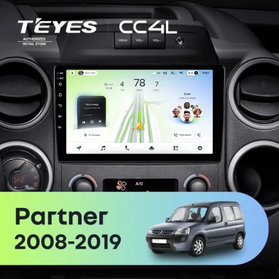 Штатная магнитола Teyes CC4L 6/64 Peugeot Partner (2008-2019)