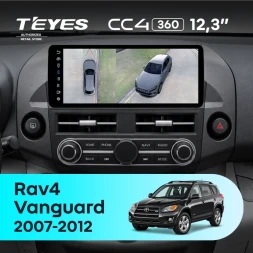 Штатная магнитола Teyes CC4 12.3" 360 6/64 Toyota RAV4 XA30 (2007-2012) F2