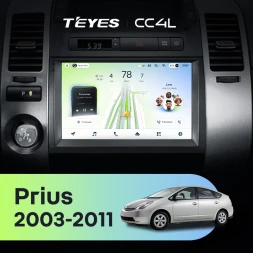Штатная магнитола Teyes CC4L 6/64 с DTS Toyota Prius XW20 (2003-2011) F1