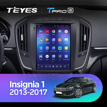 Штатная магнитола Tesla style Teyes TPRO 2 4/64 Opel Insignia 1 рестайлинг (2013-2017)