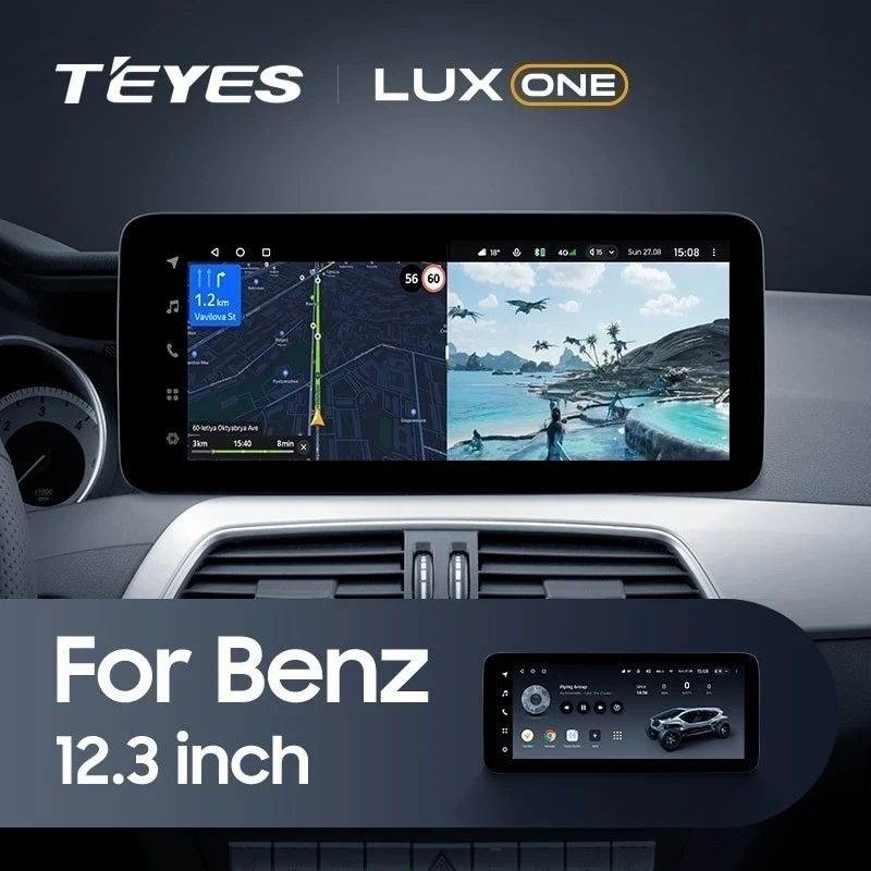 Штатная магнитола Teyes LUX ONE 6/128 Mercedes-Benz C-Class 3 W204 C204 S204 (NTG 4.5) (2011-2015)