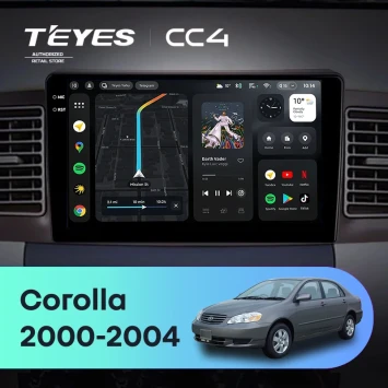 Штатная магнитола Teyes CC4 6/64 Toyota Corolla E130 E120 (2000-2004)