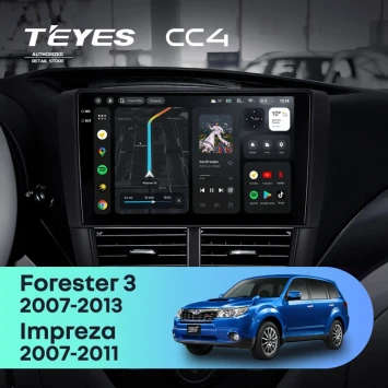 Штатная магнитола Teyes CC4 8/128 Subaru Impreza GH GE (2007-2011)