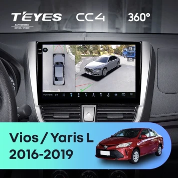 Штатная магнитола Teyes CC4 360 6/64 Toyota Yaris L (2016-2019)