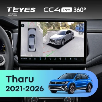 Штатная магнитола Teyes CC4 Pro 360 12/256 Volkswagen Tharu (2021-2026) (13")