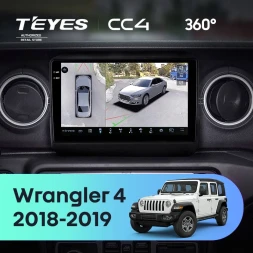 Штатная магнитола Teyes CC4 360 8/128 Jeep Wrangler 4 JL (2018-2019)