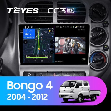 Штатная магнитола Teyes CC3 2K 6/128 Kia Bongo 4 (2004-2012)