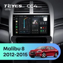 Штатная магнитола Teyes CC4 8/128 Chevrolet Malibu 8 (2012-2015)