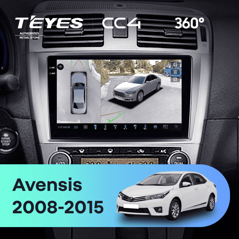 Штатная магнитола Teyes CC4 360 6/64 Toyota Avensis 3 (2008-2015) F1