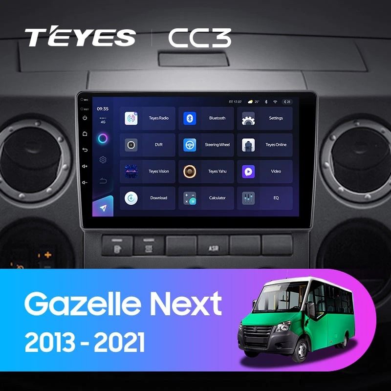 Штатная магнитола Teyes CC3 4/32 для GAZ Gazelle Next (2013-2021) F3