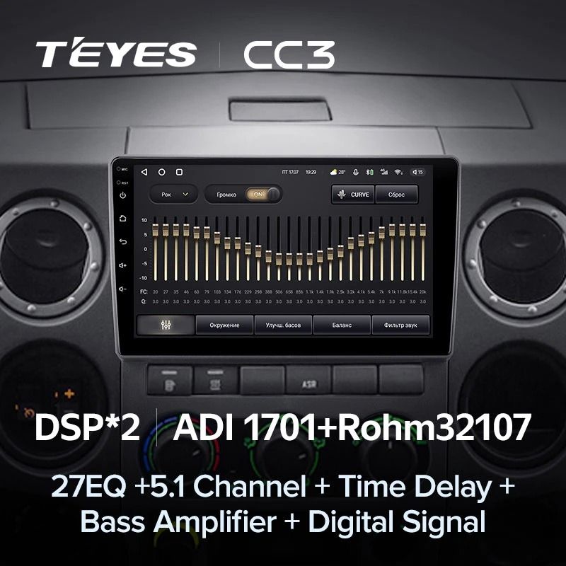 Штатная магнитола Teyes CC3 4/32 для GAZ Gazelle Next (2013-2021) F3