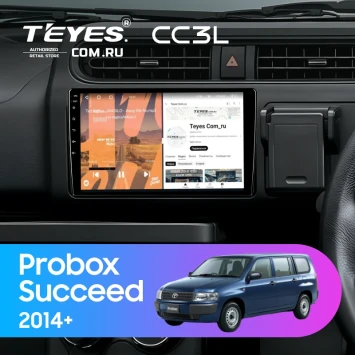 Штатная магнитола Teyes CC3L 4/64 Toyota Succeed (2014-2020)