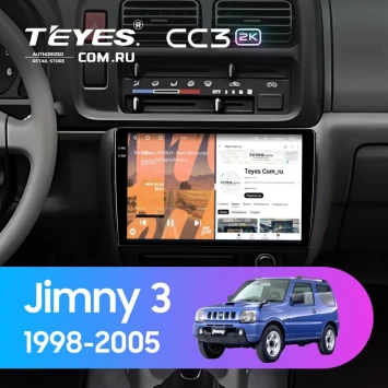 Штатная магнитола Teyes CC3 2K 4/64 Suzuki Jimny 3 (1998-2005)