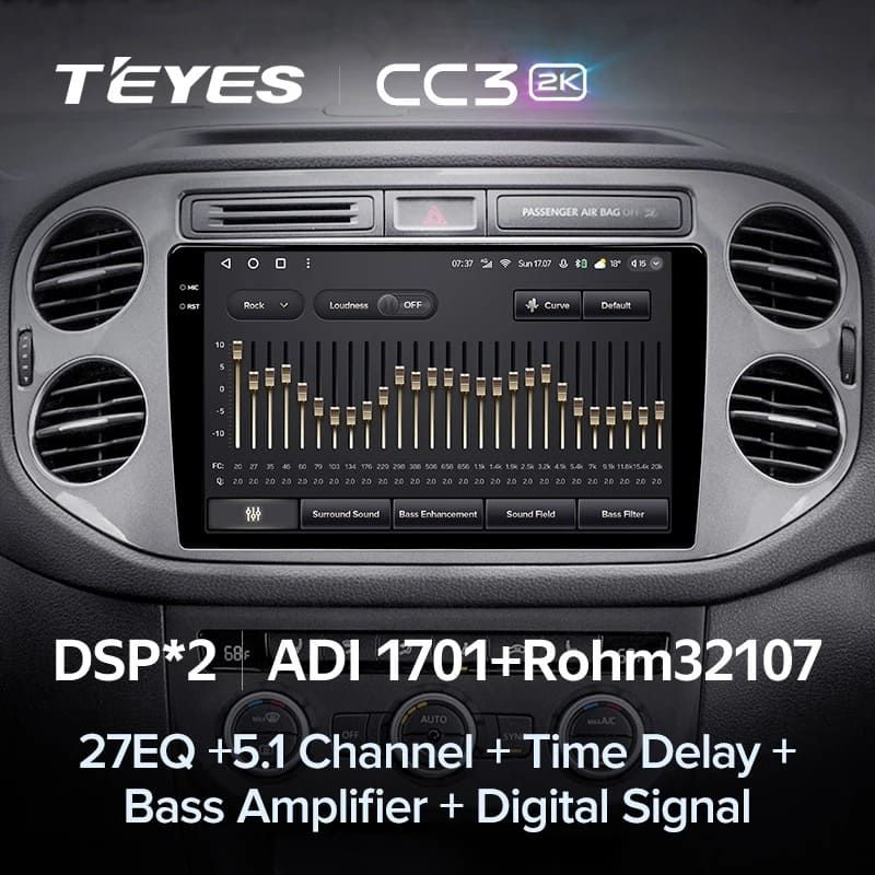 Штатная магнитола Teyes CC3 2K 4/64 Volkswagen Tiguan 1 NF (2006-2016) F2 (11")