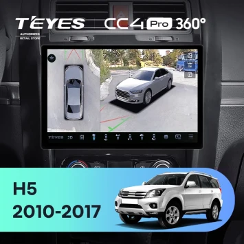 Штатная магнитола Teyes CC4 Pro 360 8/128 Great Wall Hover H5 (2010-2017) (13")