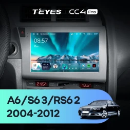 Штатная магнитола Teyes CC4 Pro 12/256 Audi A6 C6 (2004-2011)