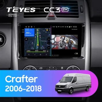 Штатная магнитола Teyes CC3 2K 4/32 Volkswagen Crafter W906 (2006-2018)