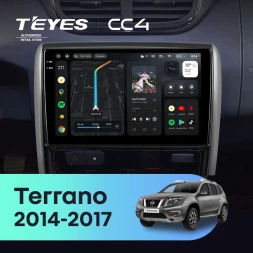 Штатная магнитола Teyes CC4 6/64 Nissan Terrano (2014-2017)