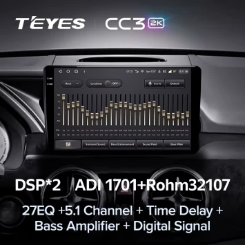 Штатная магнитола Teyes CC3 2K 4/32 Mercedes-Benz GLK-Class X204 (2012-2015)