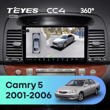 Штатная магнитола Teyes CC4 360 8/128 Toyota Camry 5 XV 30 (2001-2006) Тип-A