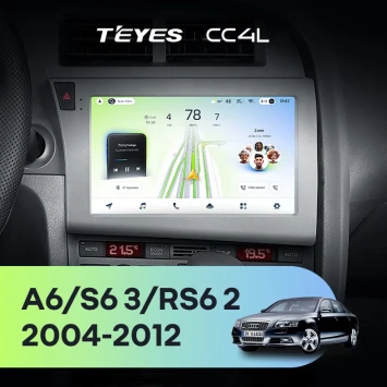 Штатная магнитола Teyes CC4L 6/64 с DTS Audi S6 3 (2006-2011)