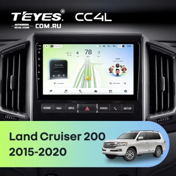 Штатная магнитола Teyes CC4L 6/64 с DTS Toyota Land Cruiser 200 (2015-2020) F1