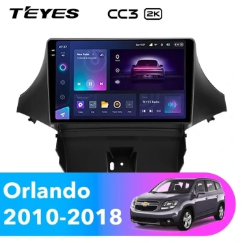 Штатная магнитола Teyes CC3 2K 4/64 Chevrolet Orlando (2010-2018)
