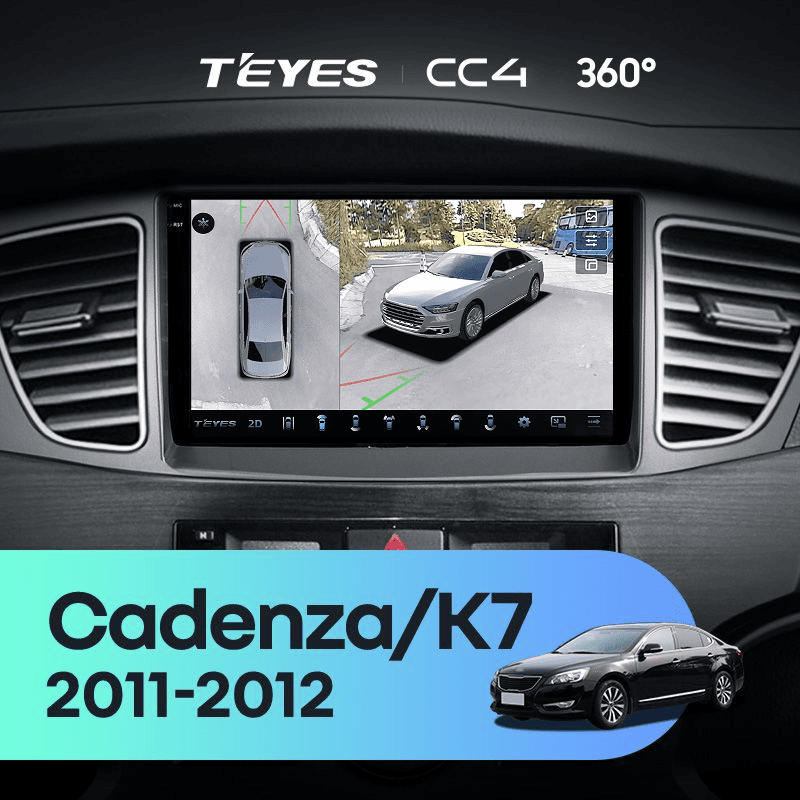 Штатная магнитола Teyes CC4 360 8/128 Kia Cadenza K7 (2011-2012)