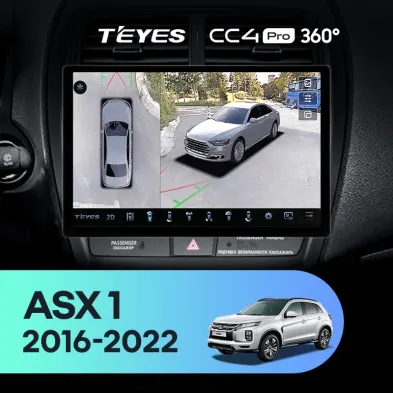 Штатная магнитола Teyes CC4 Pro 360 12/256 Mitsubishi ASX (2016-2022) Тип-B (13")