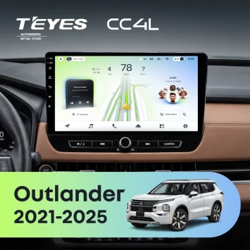 Штатная магнитола Teyes CC4L 6/64 с DTS Mitsubishi Outlander GN0W (2021-2025) F1