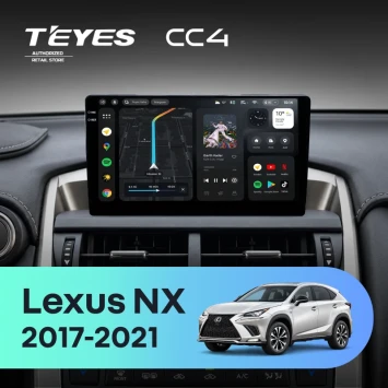 Штатная магнитола Teyes CC4 8/128 Lexus NX (2017-2021) F2