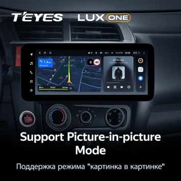 Штатная магнитола Teyes LUX ONE 4/64 Honda Fit 3 GP GK (2013-2020)
