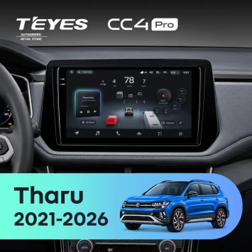 Штатная магнитола Teyes CC4 Pro 8/128 Volkswagen Tharu (2021-2026)