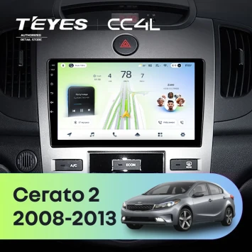 Штатная магнитола Teyes CC4L 6/64 с DTS Kia Cerato 2 TD (2008-2013) F2