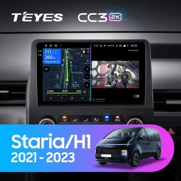 Штатная магнитола Teyes CC3 2K 4/64 Hyundai Staria H1 (2021-2023)