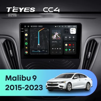 Штатная магнитола Teyes CC4 8/128 Chevrolet Malibu 9 (2015-2023) F1