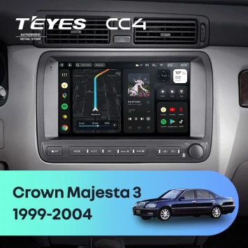 Штатная магнитола Teyes CC4 8/128 Toyota Crown Majesta 3 S170 (1999-2004)