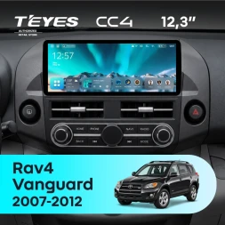 Штатная магнитола Teyes CC4 12.3" 8/128 Toyota Vanguard (2007-2012) F2