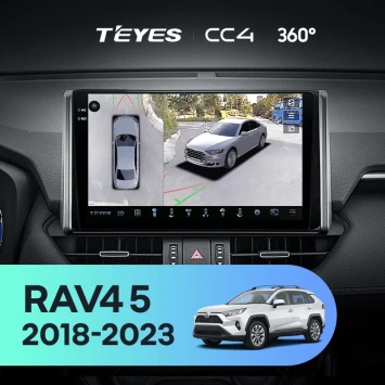 Штатная магнитола Teyes CC4 360 6/64 Toyota RAV4 XA50 (2018-2023) F1