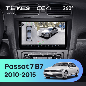 Штатная магнитола Teyes CC4 360 8/128 Volkswagen Passat 7 B7 (2010-2015)