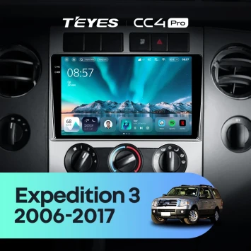 Штатная магнитола Teyes CC4 Pro 8/128 Ford Expedition 3 U3242 U3542 U324 U354 (2006-2017)