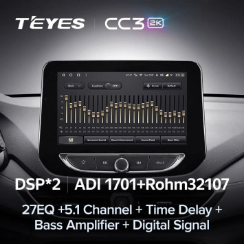 Штатная магнитола Teyes CC3 2K 4/64 Chevrolet Orlando 2 (2018-2023)