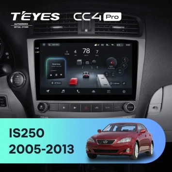 Штатная магнитола Teyes CC4 Pro 8/128 Lexus IS250 XE20 (2005-2013) (Lp)